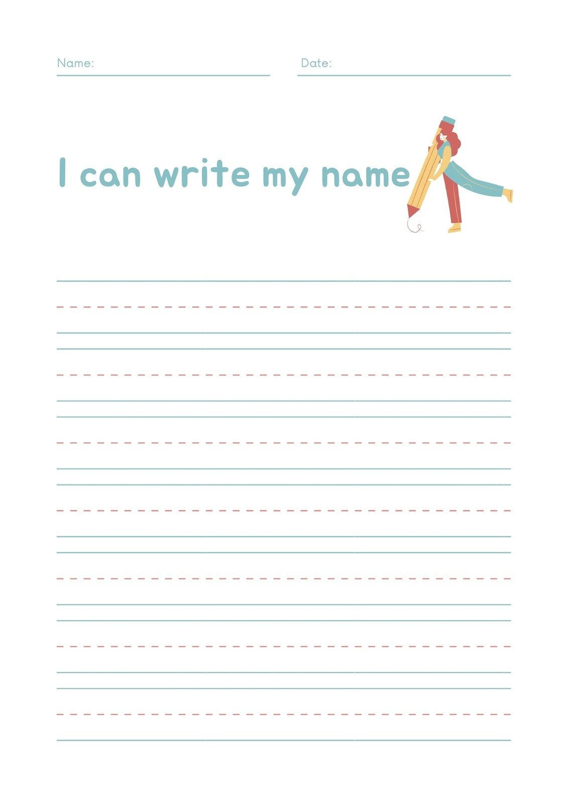 Free Custom Printable Handwriting Worksheet Templates Canva 24 Printable Trace The Words Worksheet Alphabetical A Z Capital And Lowercase Words Ages 3 7 KG1 To Grade 2 Etsy
