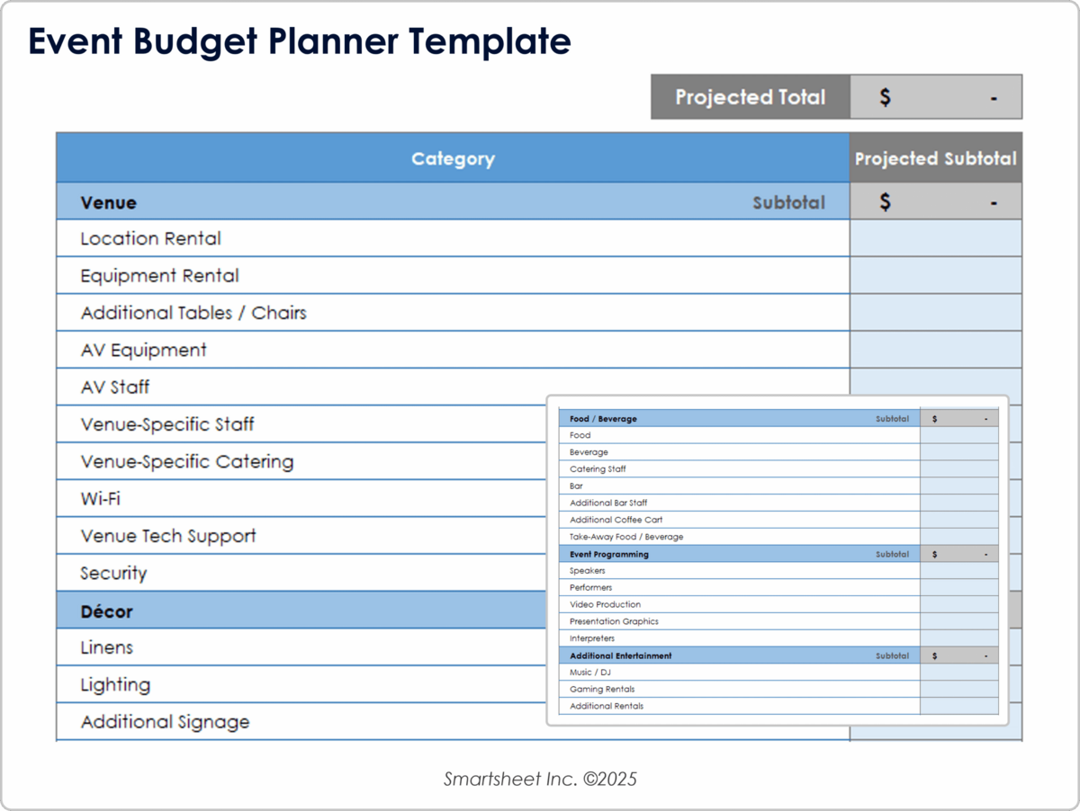 Free Event Budget Templates Excel PDF Free Event Budget Templates Excel PDF
