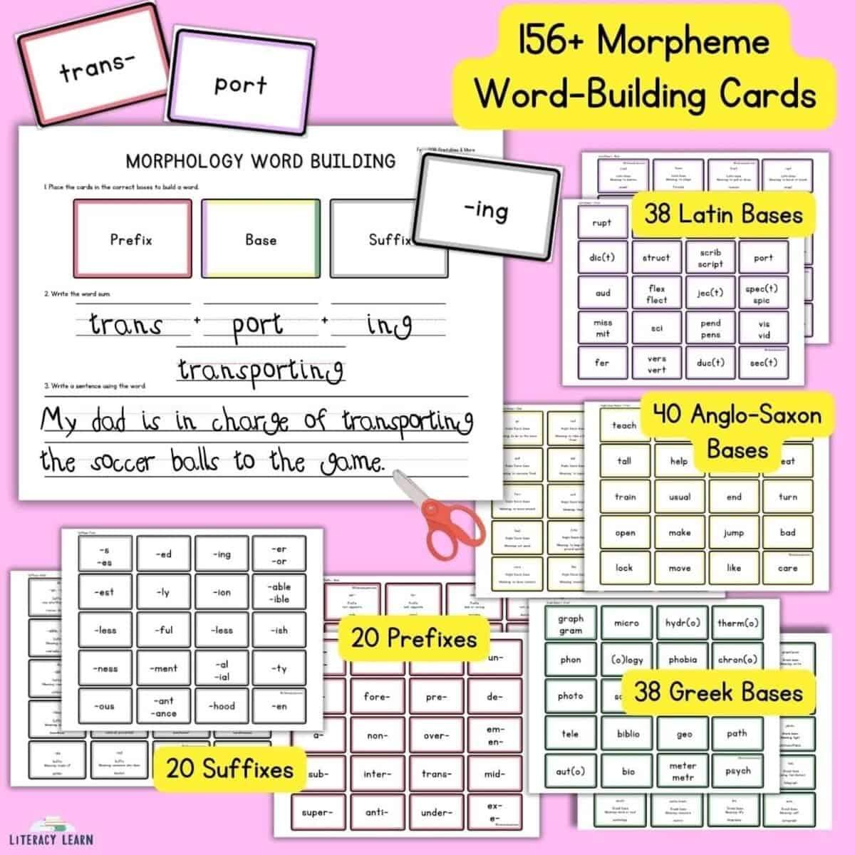 Free Morphology Worksheets Prefixes Suffixes Bases Literacy Learn Free Morphology Worksheets Prefixes Suffixes Bases Literacy Learn