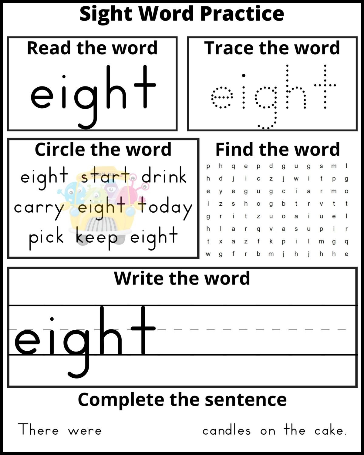 Free Printable Third Grade Sight Word Practice Sheets Frugal Mom Eh