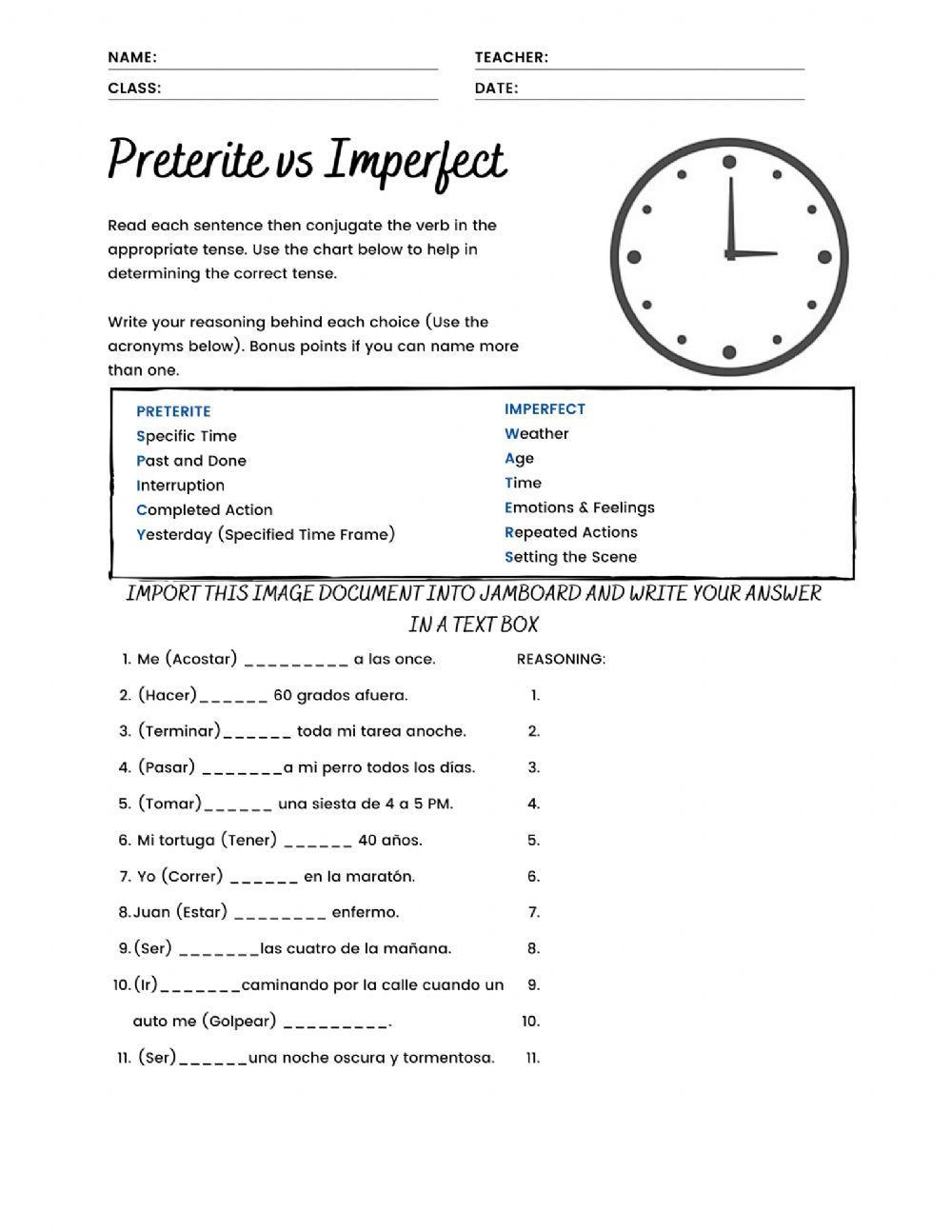 Free Spanish Preterite Vs Imperfect Worksheet Download Free Spanish Preterite Vs Imperfect Worksheet Png Images Free Worksheets On Clipart Library Free Spanish Preterite Vs Imperfect Worksheet Download Free Spanish Preterite Vs Imperfect Worksheet Png Images Free Worksheets On Clipart Library