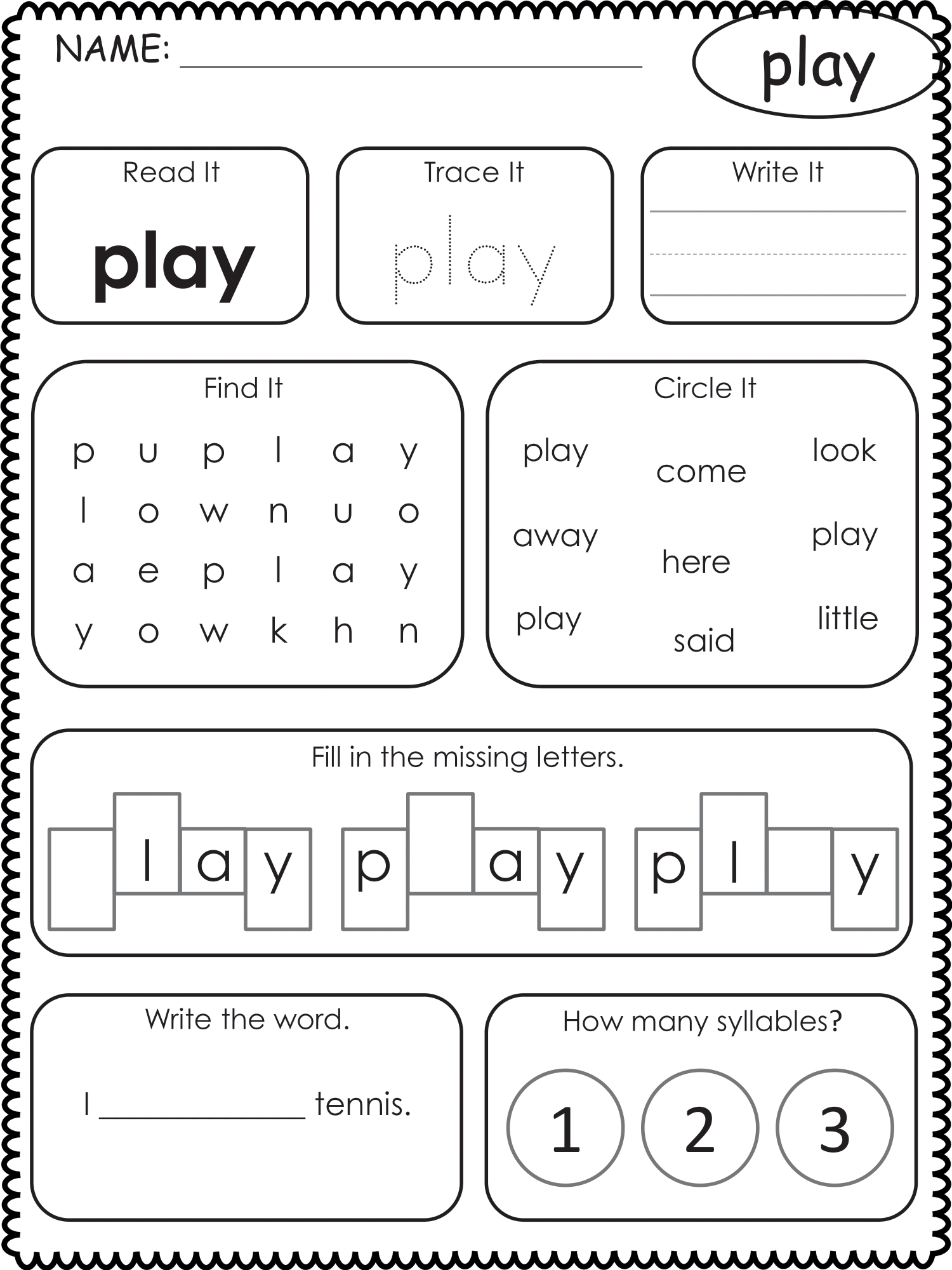 Fun And Effective Sight Words Worksheets For Young Readers Made By Teachers