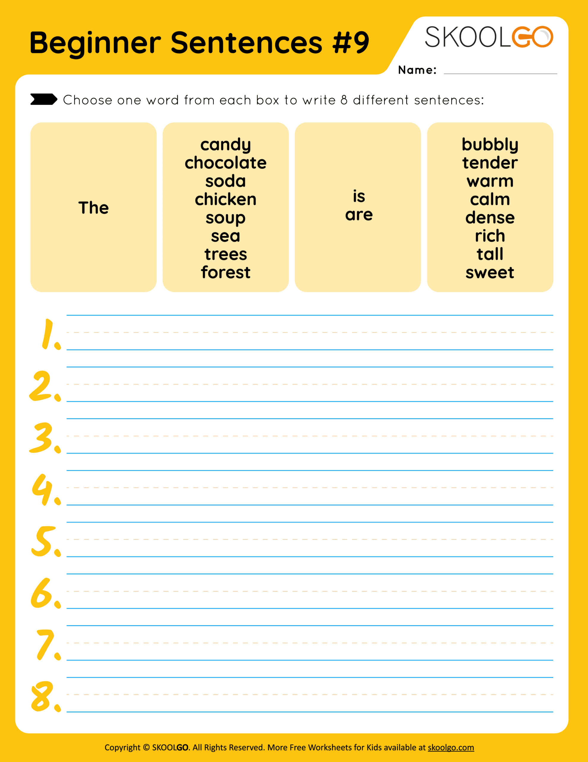 Fun Food Themed Sentence Practice For Grades K 2 PDF Fun Food Themed Sentence Practice For Grades K 2 PDF