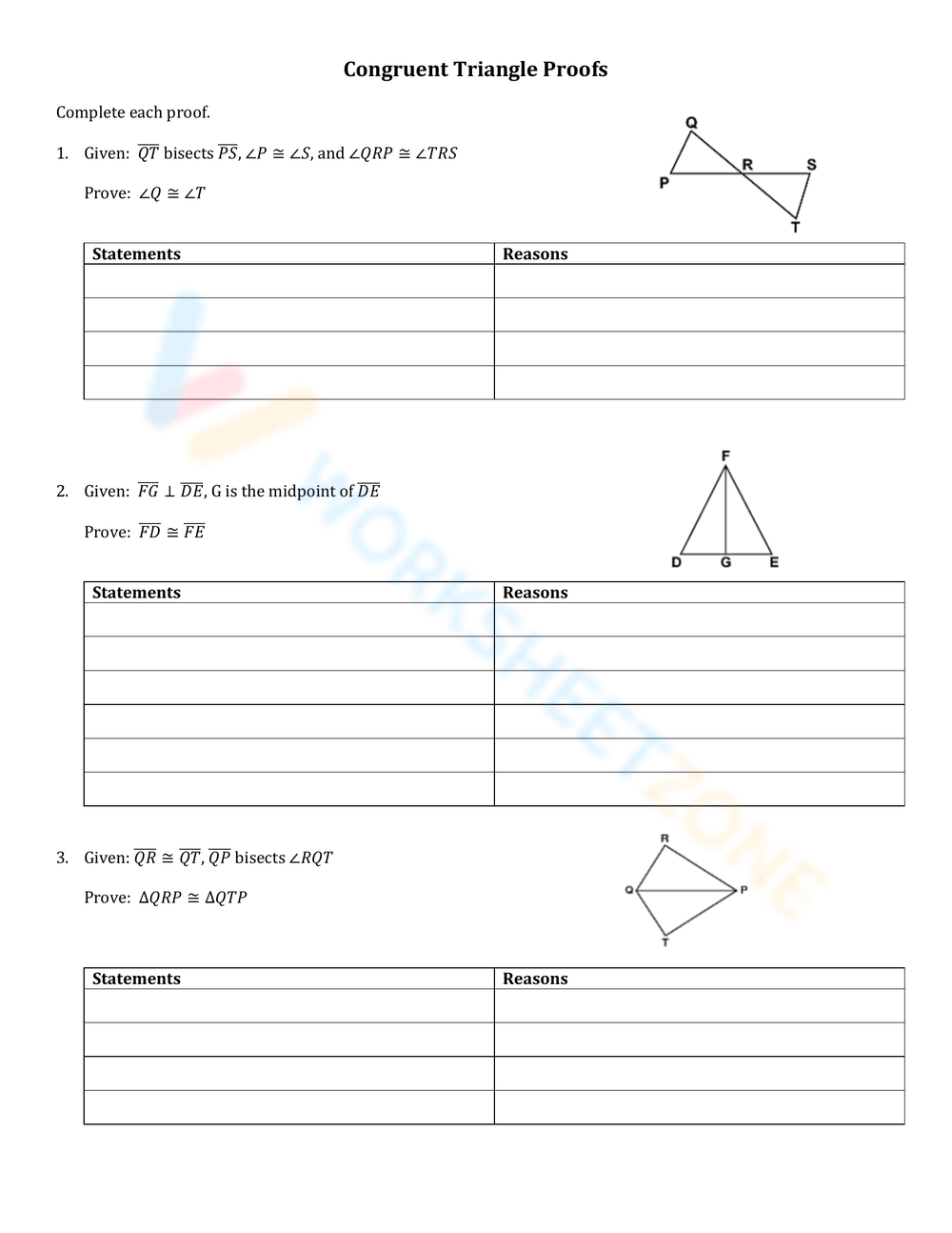 Grade 10 Triangle Congruence Proofs Worksheets Printable Congruent Triangle Proofs Flip Book All Things Algebra
