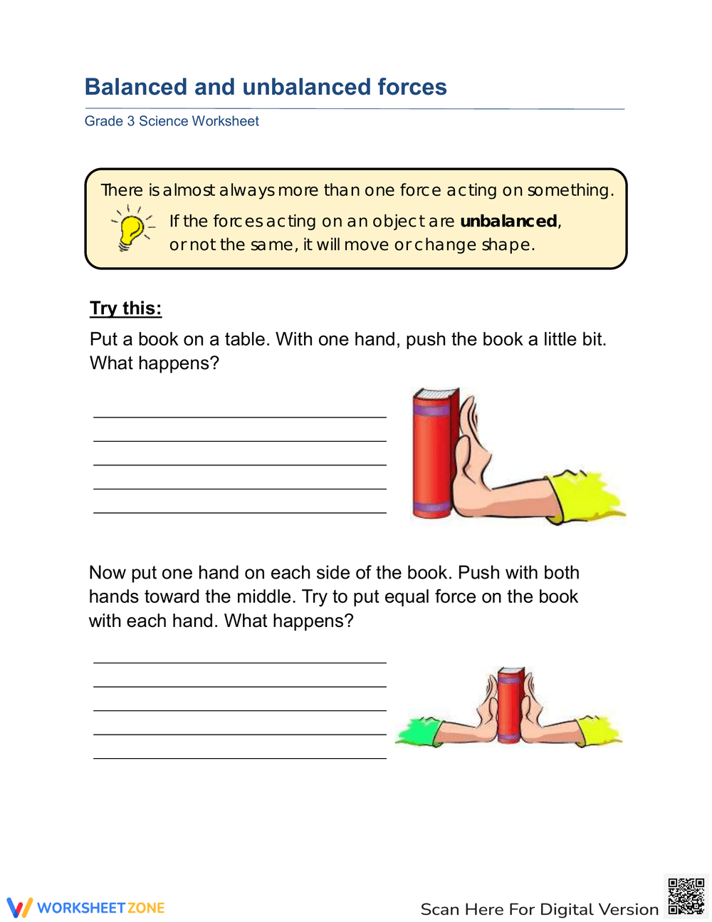Grade 5 Easter Balanced And Unbalanced Forces Worksheets Grade 5 Easter Balanced And Unbalanced Forces Worksheets