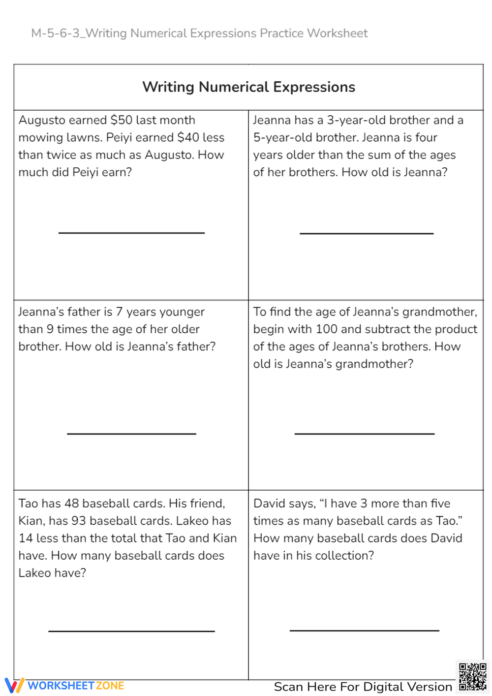 Grade 5 Expressions Worksheets 2024 Worksheets Library