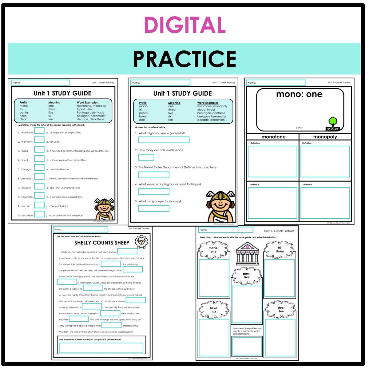 Greek And Latin Roots Study Units For Prefixes And Suffixes Rockin Resources Greek And Latin Roots Study Units For Prefixes And Suffixes Rockin Resources