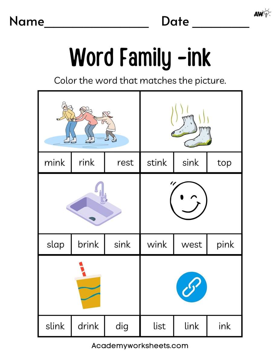 Ill Word Family Worksheet Worksheets Worksheets Library Ill Word Family Worksheet Worksheets Worksheets Library