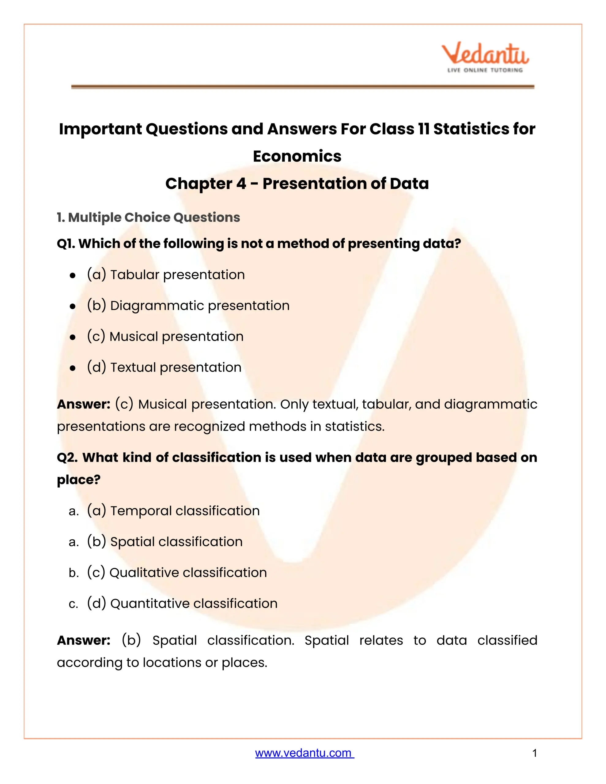 Important Questions And Answers For Class 11 Economics Chapter 4 2025 26 Free PDF