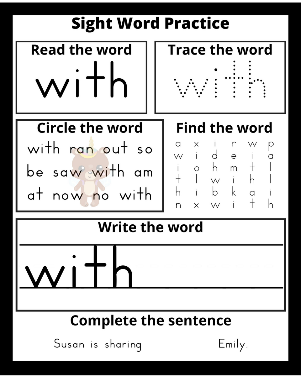 Kindergarten Dolch Sight Words Practice Extreme Couponing Mom Kindergarten Dolch Sight Words Practice Extreme Couponing Mom