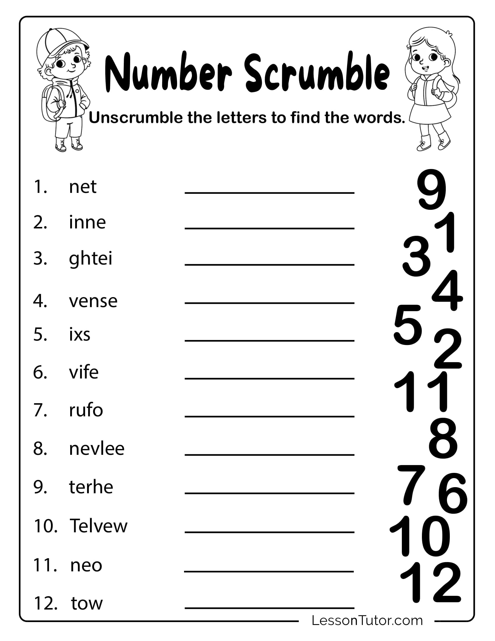 Kindergarten Numbers In Words 1 30 Worksheets Free Coloring Pages PDF Printables And Worksheets Lesson Tutor Kindergarten Numbers In Words 1 30 Worksheets Free Coloring Pages PDF Printables And Worksheets Lesson Tutor