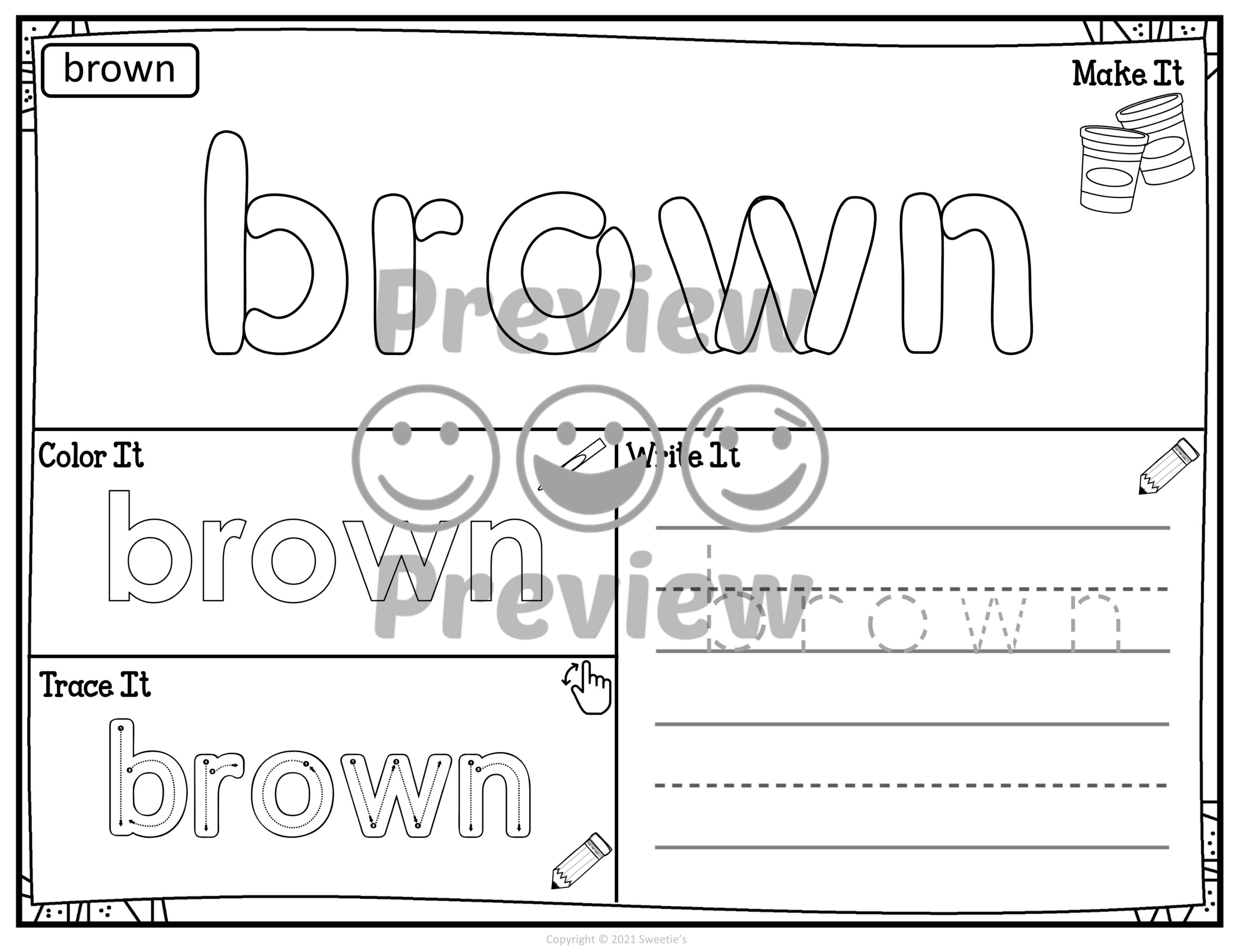 Kindergarten Sight Word Activity Mats Fine Motor Made By Teachers Kindergarten Sight Word Activity Mats Fine Motor Made By Teachers