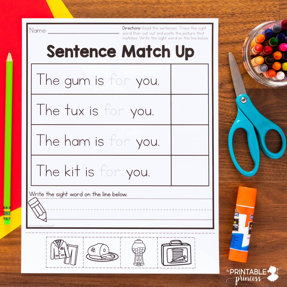 Kindergarten Sight Word Practice Bundle No Prep Sight Word Practice Worksheets Kindergarten Sight Word Practice Bundle No Prep Sight Word Practice Worksheets