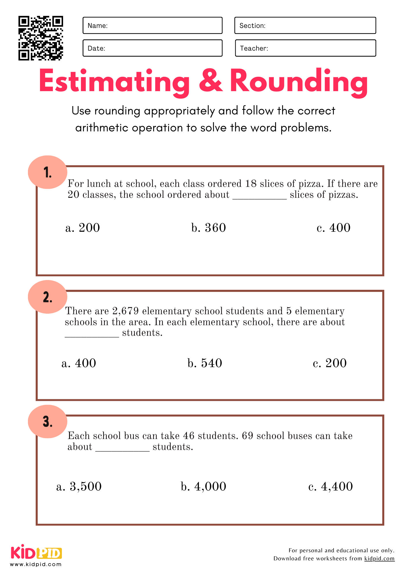 Math Archives Page 11 Of 25 Kidpid Division Worksheets Grade 4