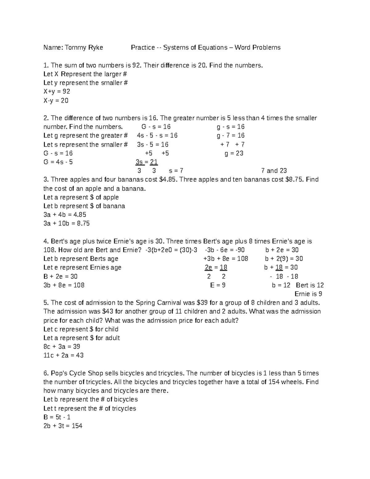 STAAR EOC Algebra 1 Task Cards A 2I And A 5C Systems Of Linear Equations Absolute Algebra