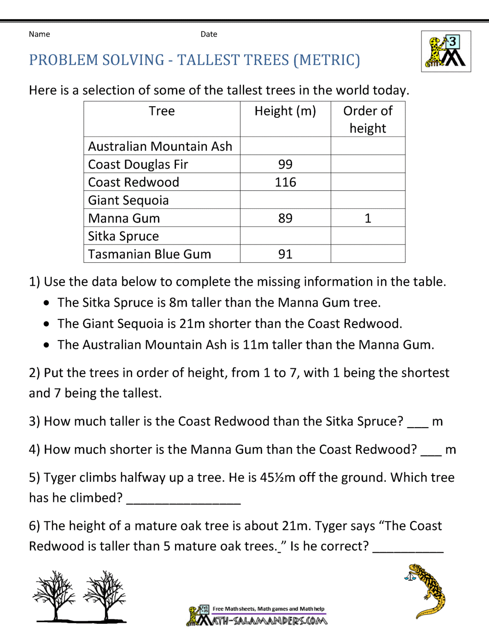 Math Word Problems For Kids