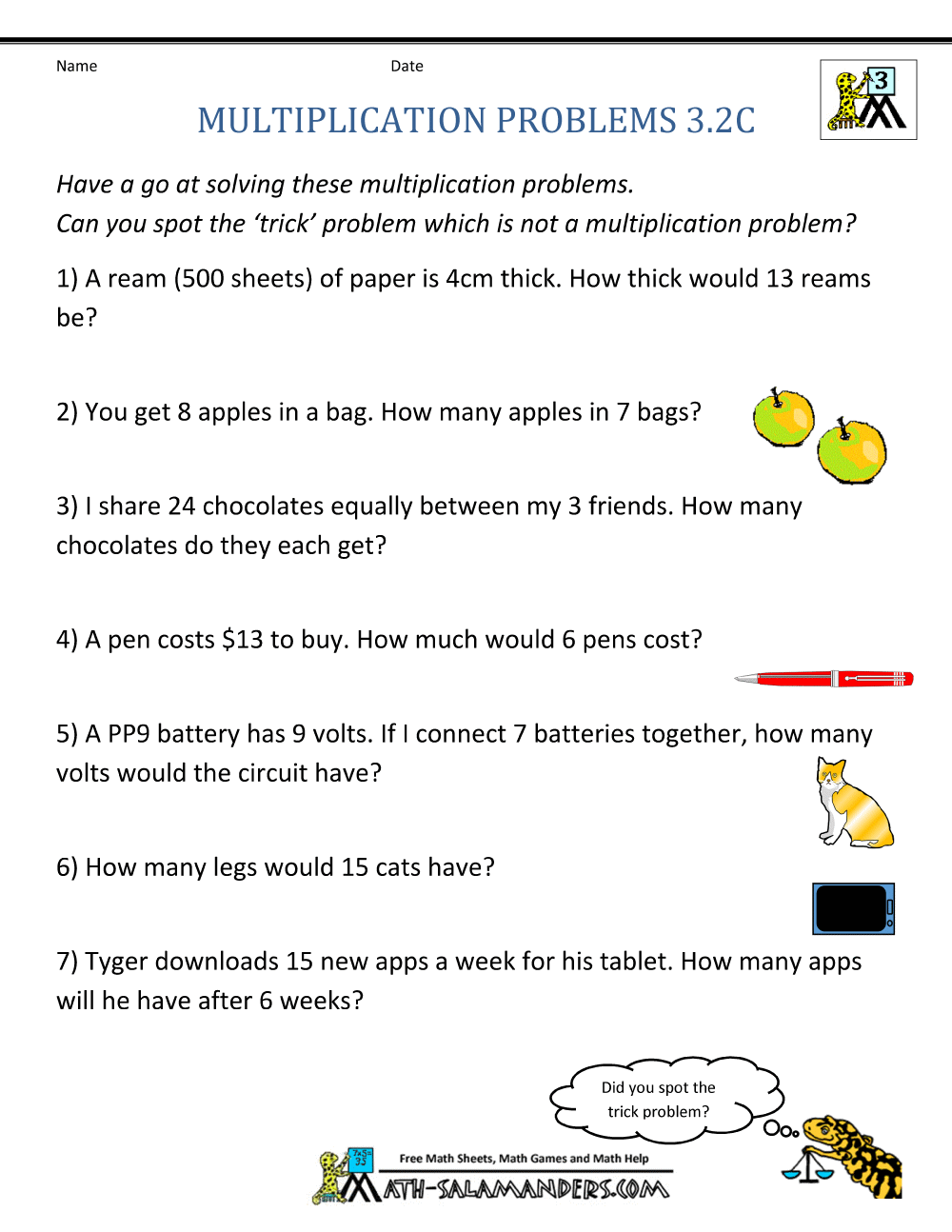 Multiplication Word Problem Worksheets 3rd Grade 3rd Grade Word Problems Multiply Within 100 Worksheets For Free ArgoPrep