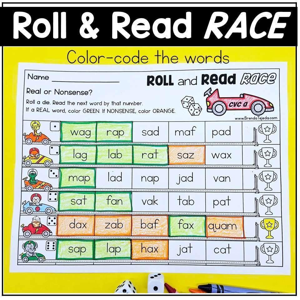 Nonsense Word Fluency Practice CVC Nonsense Words Games And Activities Tejeda S Tots Nonsense Word Fluency Practice CVC Nonsense Words Games And Activities Tejeda S Tots