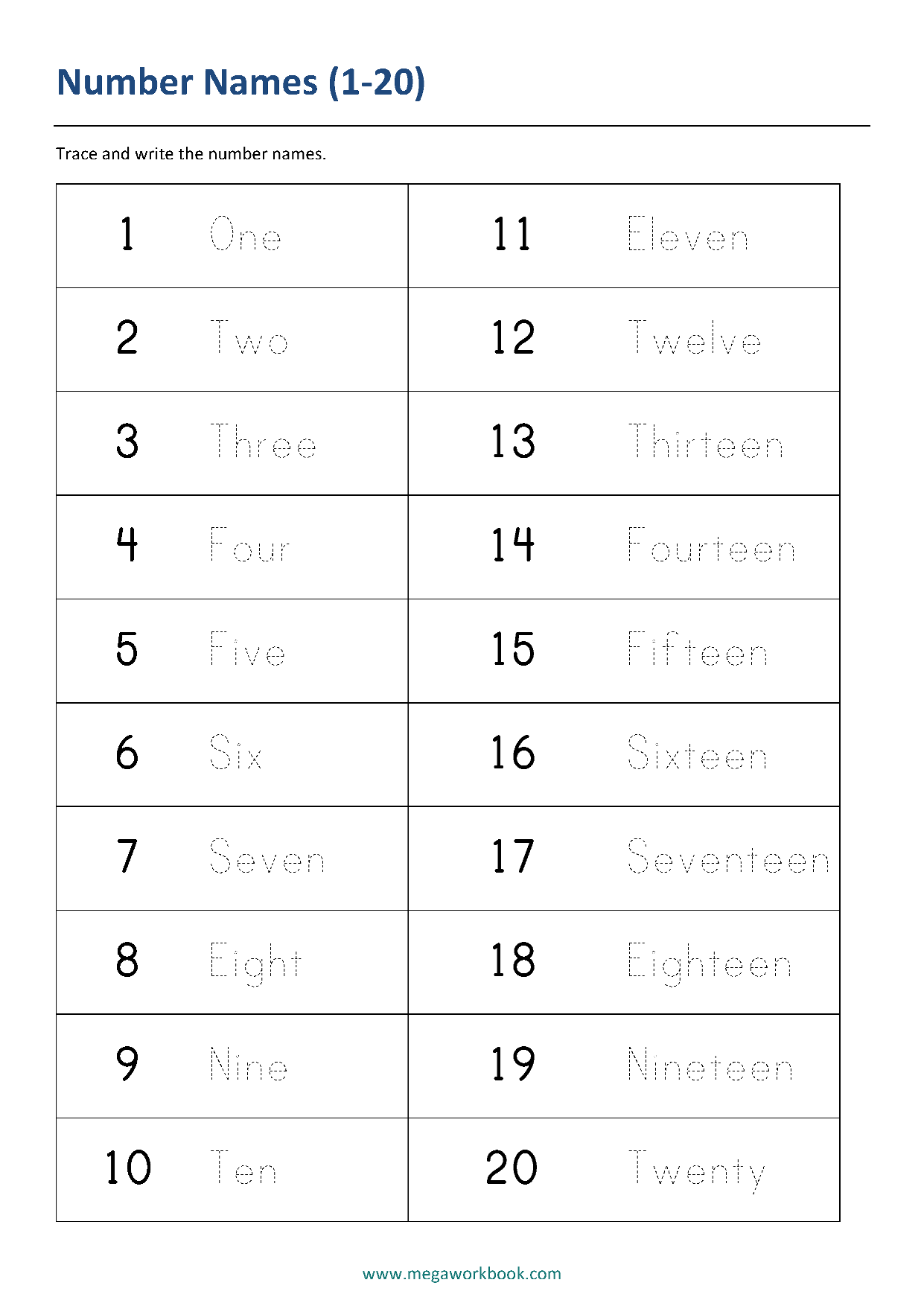 Number Names Worksheets Write Number In Words MegaWorkbook Number Names Worksheets Write Number In Words MegaWorkbook