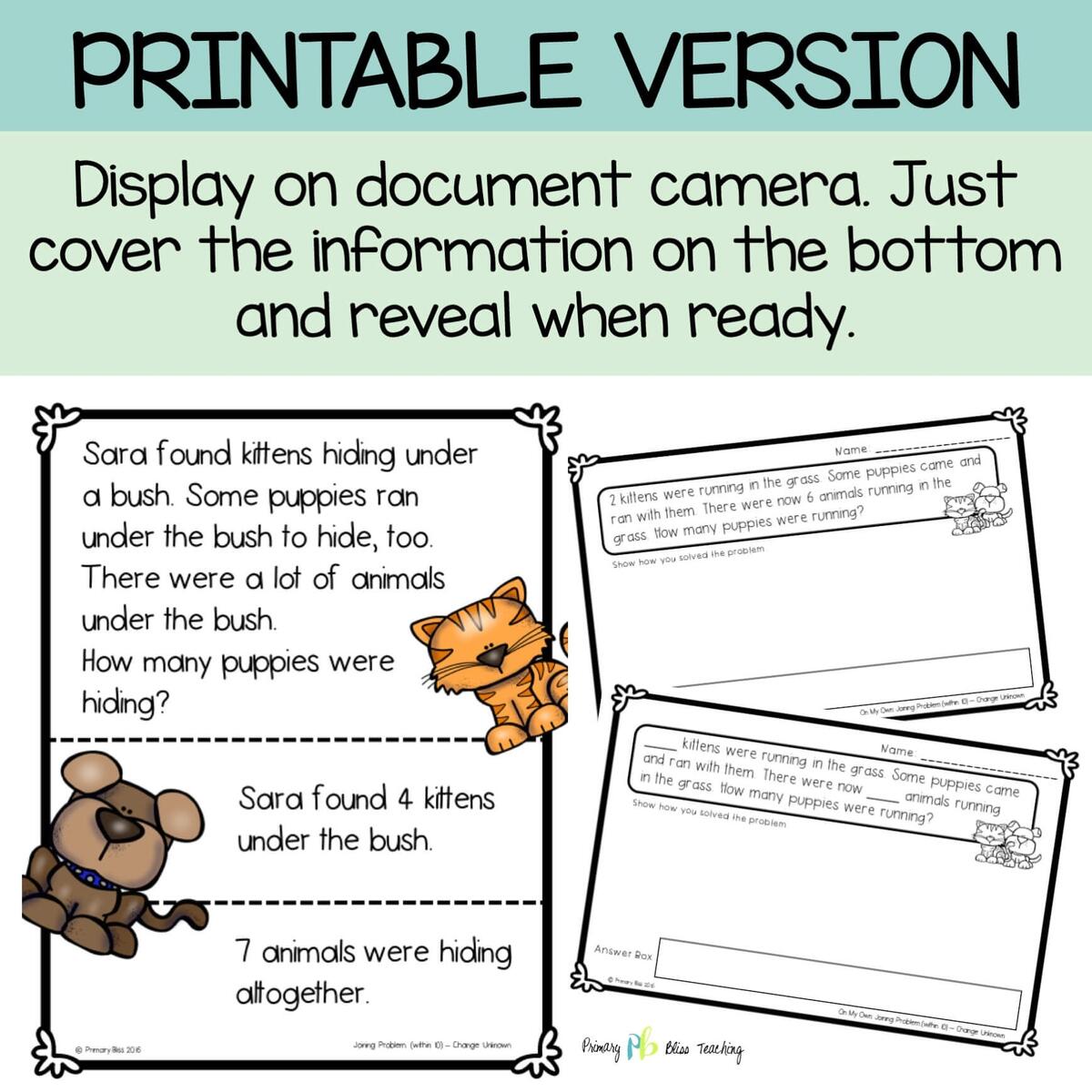 Numberless Numbered Word Problems Story Problems Within 20 Numberless Numbered Word Problems Story Problems Within 20