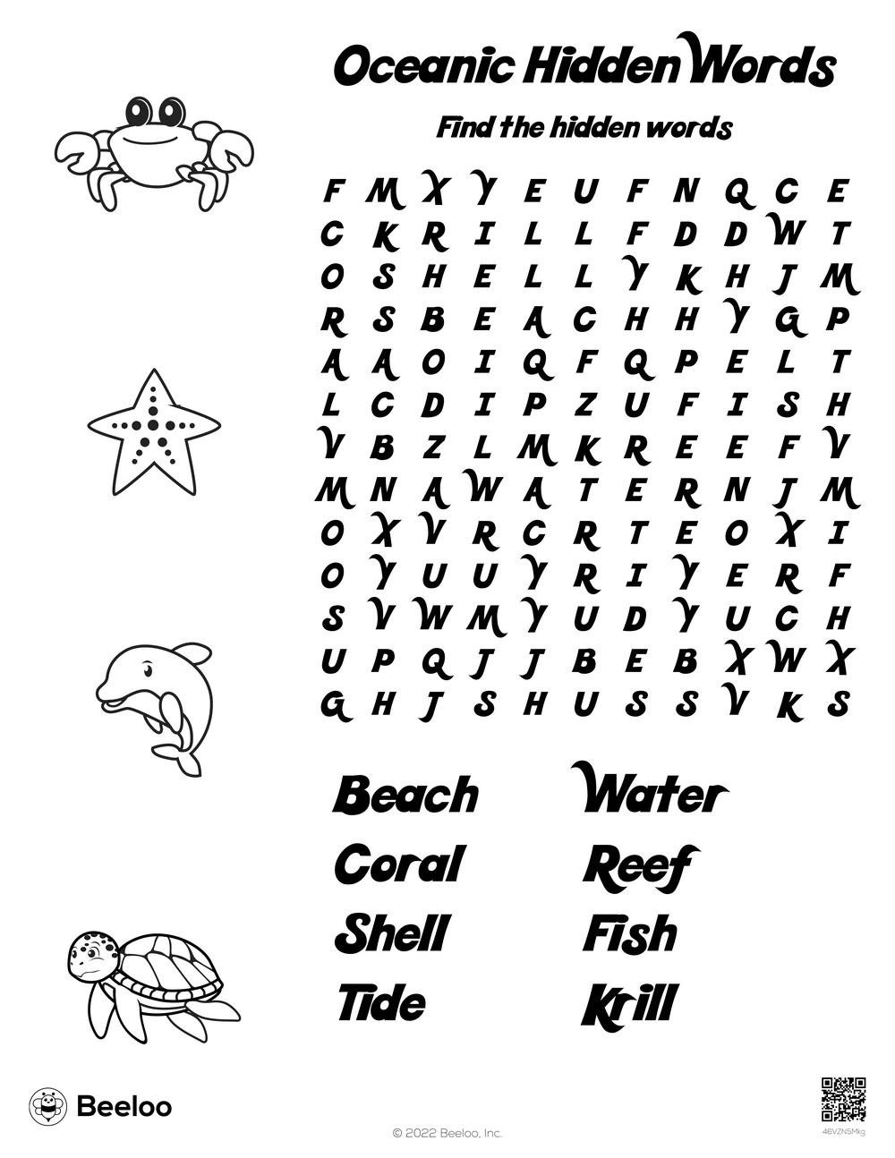 Ocean Themed Word Searches Beeloo Printable Crafts And Activities For Kids Ocean Themed Word Searches Beeloo Printable Crafts And Activities For Kids