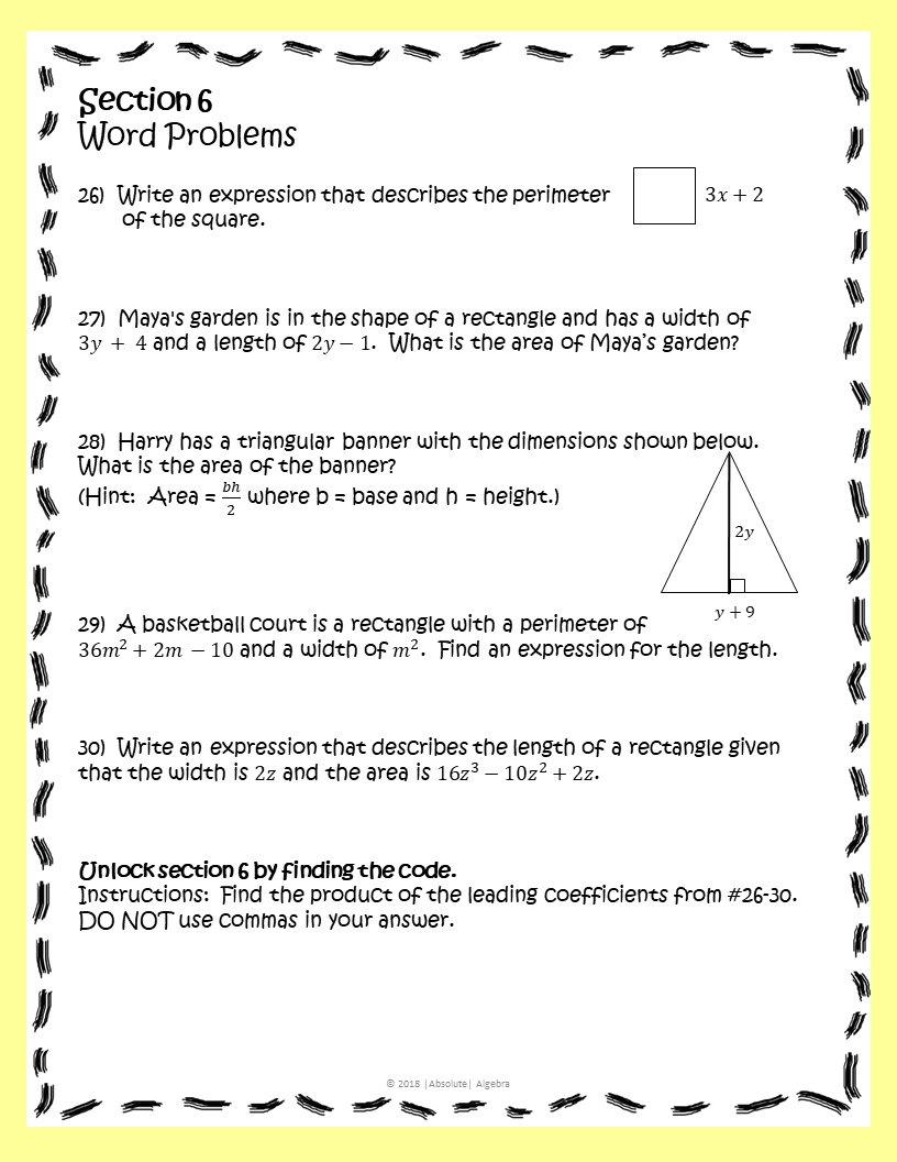 Polynomials Digital Escape Room Absolute Algebra Polynomials Digital Escape Room Absolute Algebra