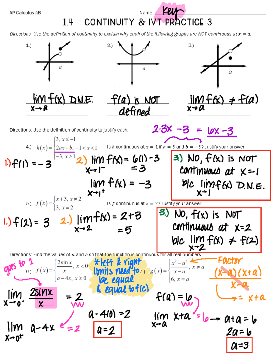 Practice 7 1 Intro To Differential Equations Homework Solutions Studocu