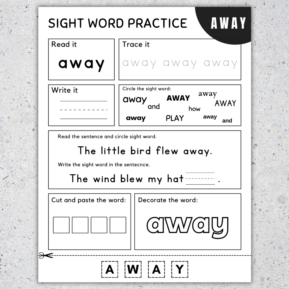 Pre Primer Sight Words Pre K Sight Words Worksheets NO Prep SET 1 Made By Teachers Pre Primer Sight Words Pre K Sight Words Worksheets NO Prep SET 1 Made By Teachers