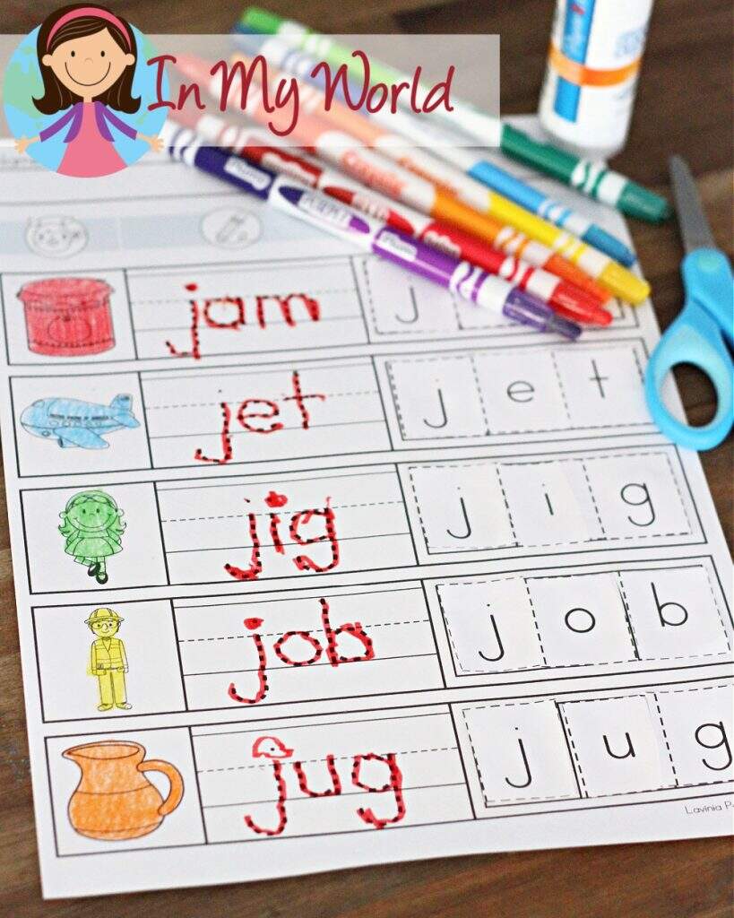 Preschool Letter J In My World