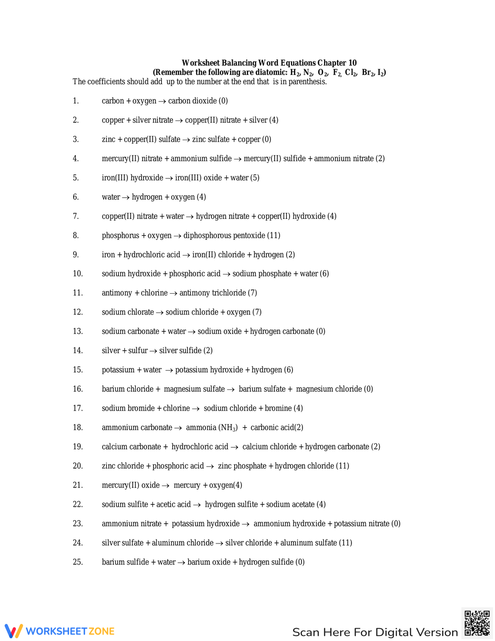 Printable Grade 10 Easter Balancing Chemical Equations Worksheets Download Printable Grade 10 Easter Balancing Chemical Equations Worksheets Download