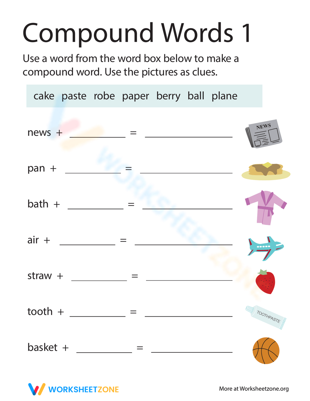 Printable Grade 2 Compound Words Worksheets Printable Grade 2 Compound Words Worksheets