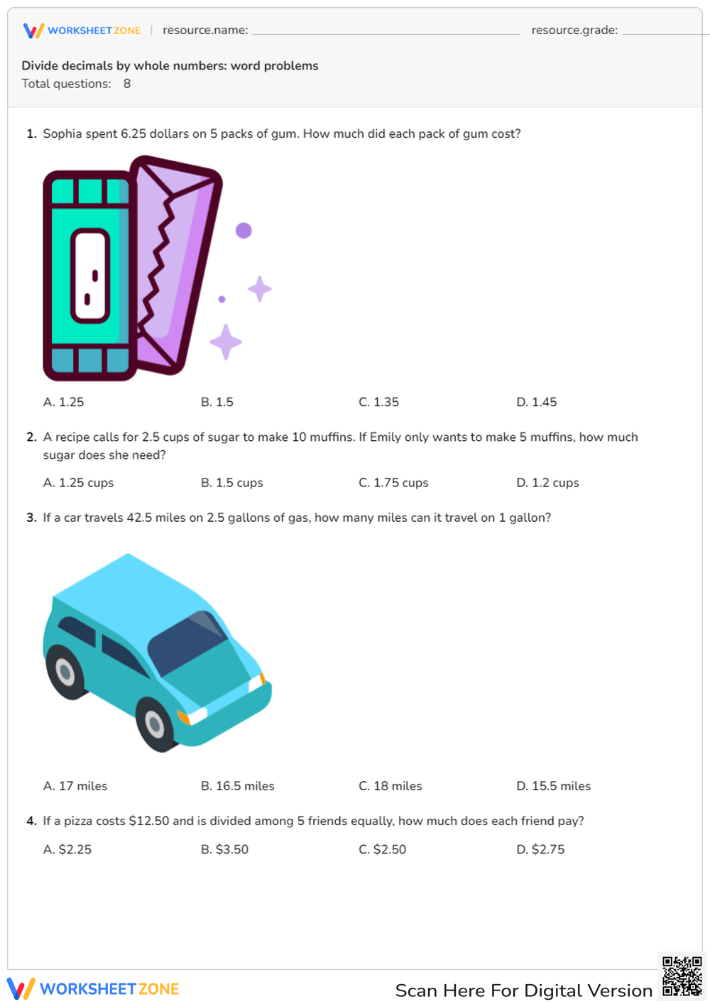 Printable Grade 6 Decimals Quiz Worksheets Printable Grade 6 Decimals Quiz Worksheets