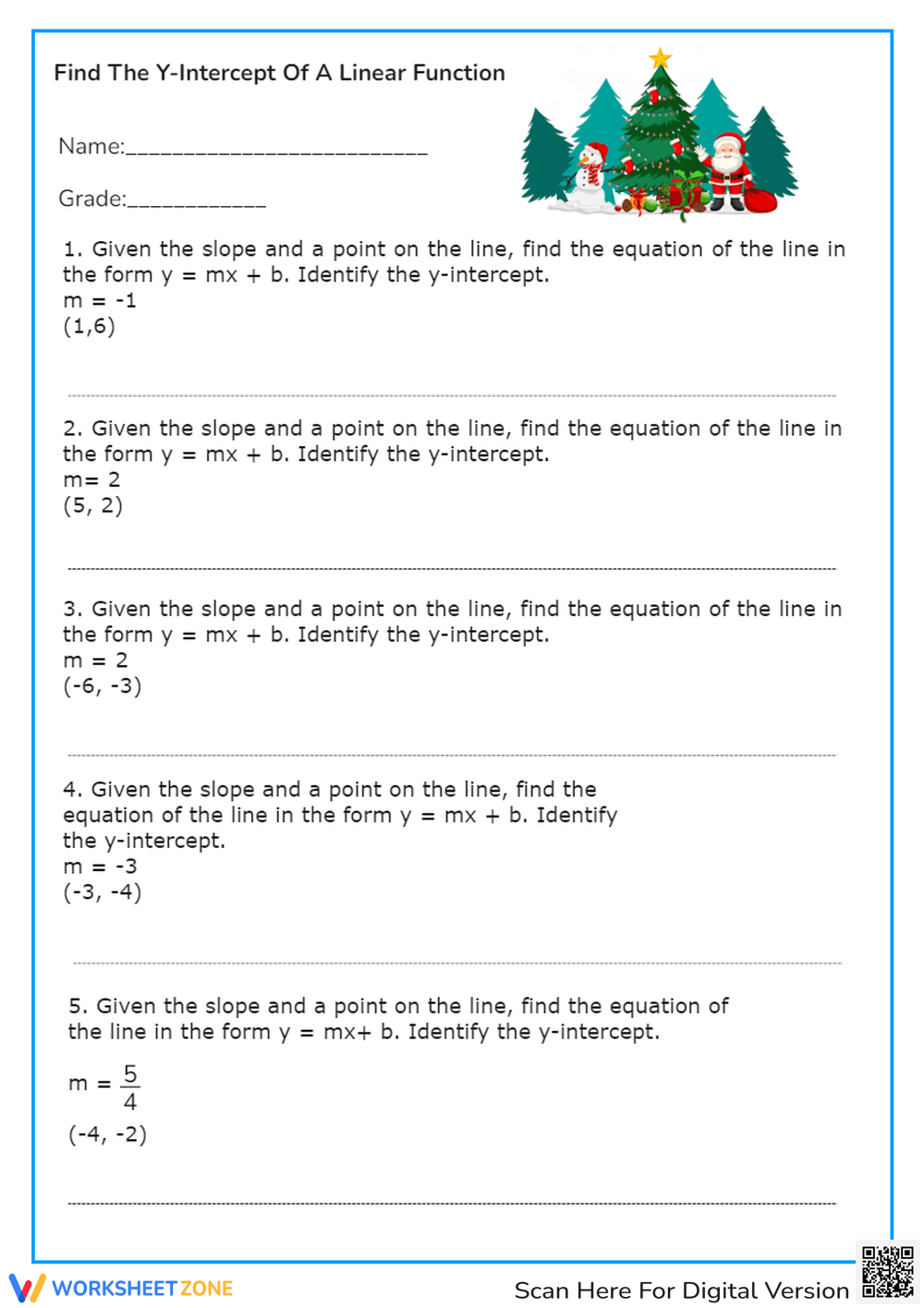 Printable Grade 8 Writing Linear Equations Worksheets Printable Grade 8 Writing Linear Equations Worksheets
