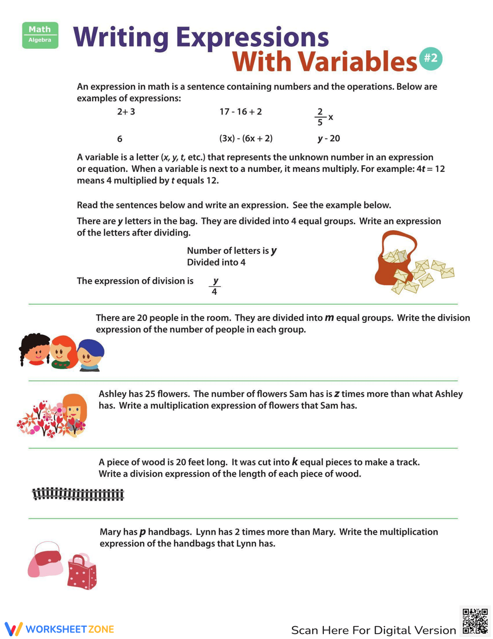 Printable Writing Expressions Worksheets Download Printable Writing Expressions Worksheets Download