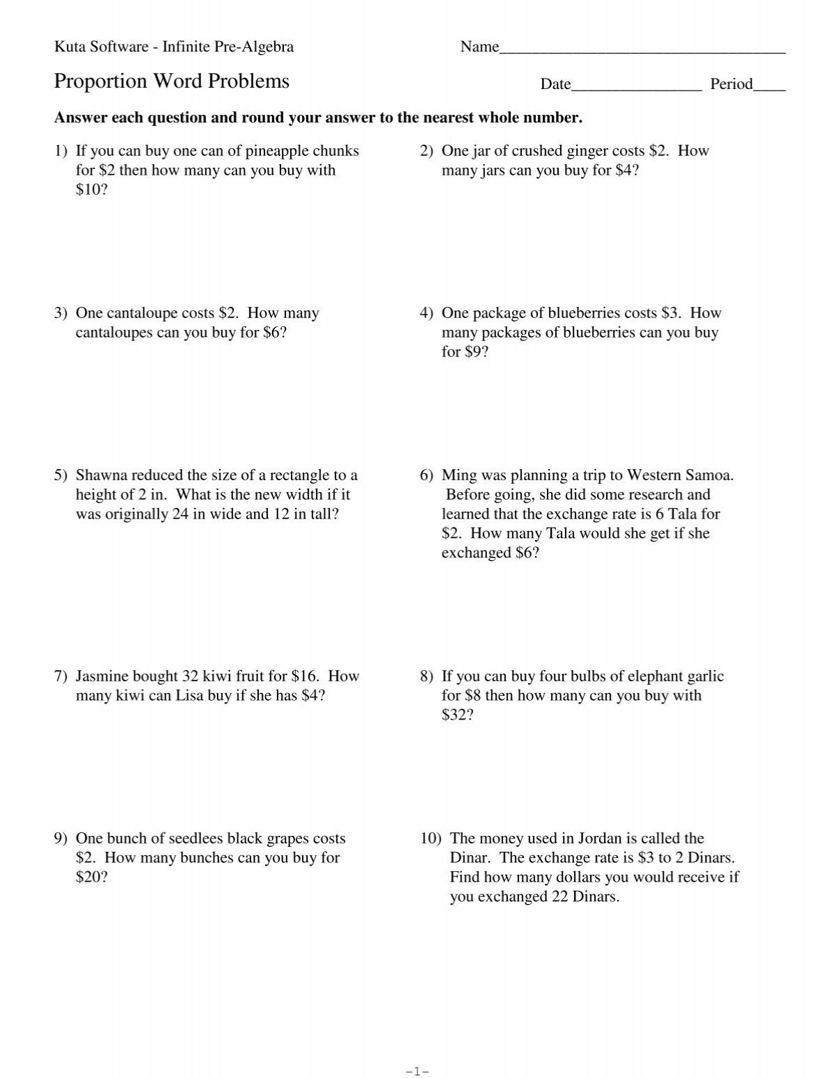 Proportion Word Problems Kuta Software Factory And Worker Proportion Problems Worksheet Fun And Engaging 7th Grade IM 1 And Algebra I Worksheet Cazoom Math