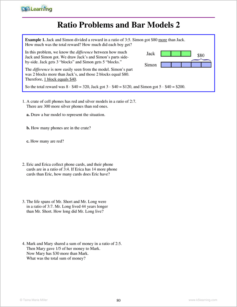 Ratios And Proportions Workbook K5 Bookstore Ratios And Proportions Workbook K5 Bookstore