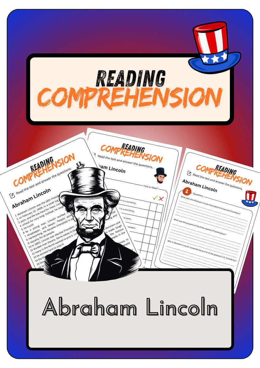 Reading Comprehension Abraham Lincoln Solutions Made By Teachers