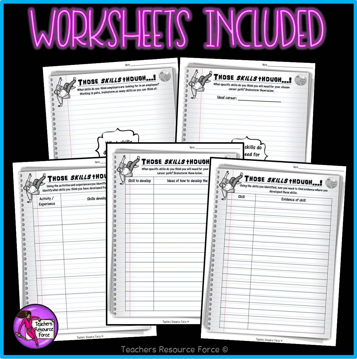 Resume CV Writing Help For Teens All About Job Skills Shop Trf One