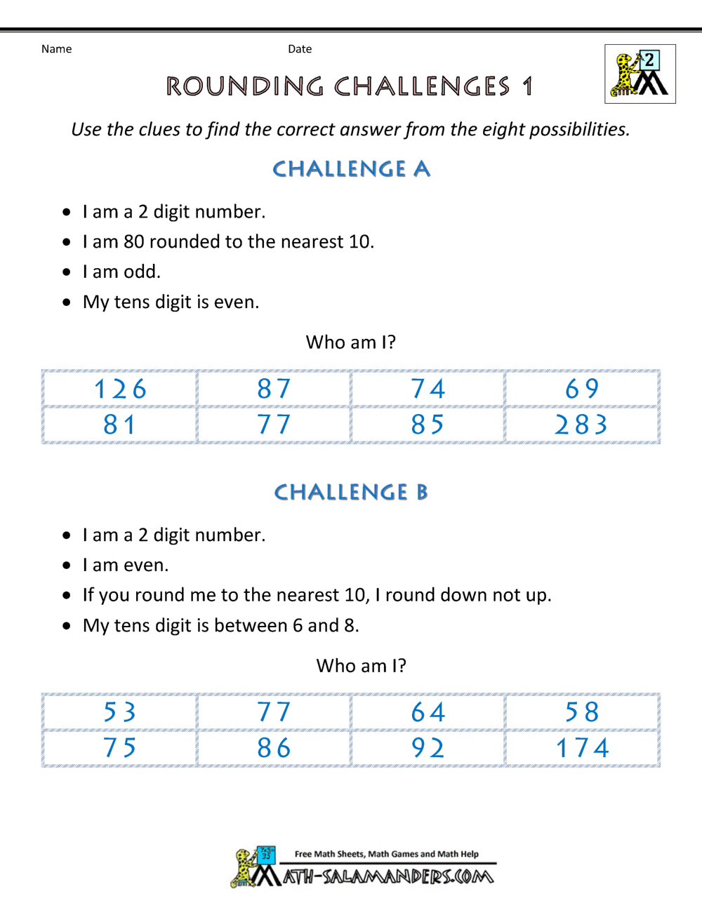 Rounding Numbers Worksheet Rounding Challenges 4th Grade Rounding Numbers Multi Step Word Problems Worksheets For Free ArgoPrep