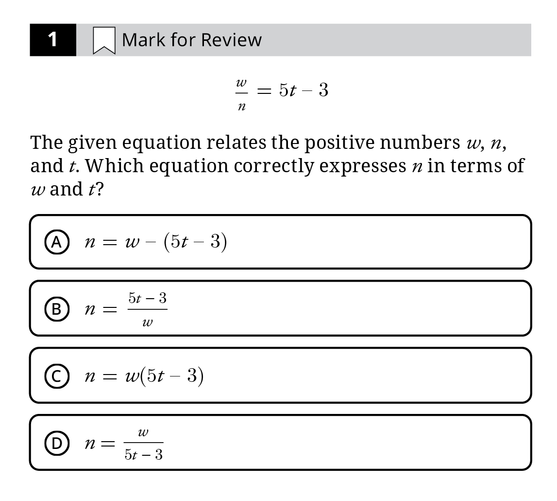 SAT Math Practice Questions Uncover The SAT Math Section The Princeton Review Quiz Worksheet Ratio And Proportion SAT Practice Problems Worksheets Library