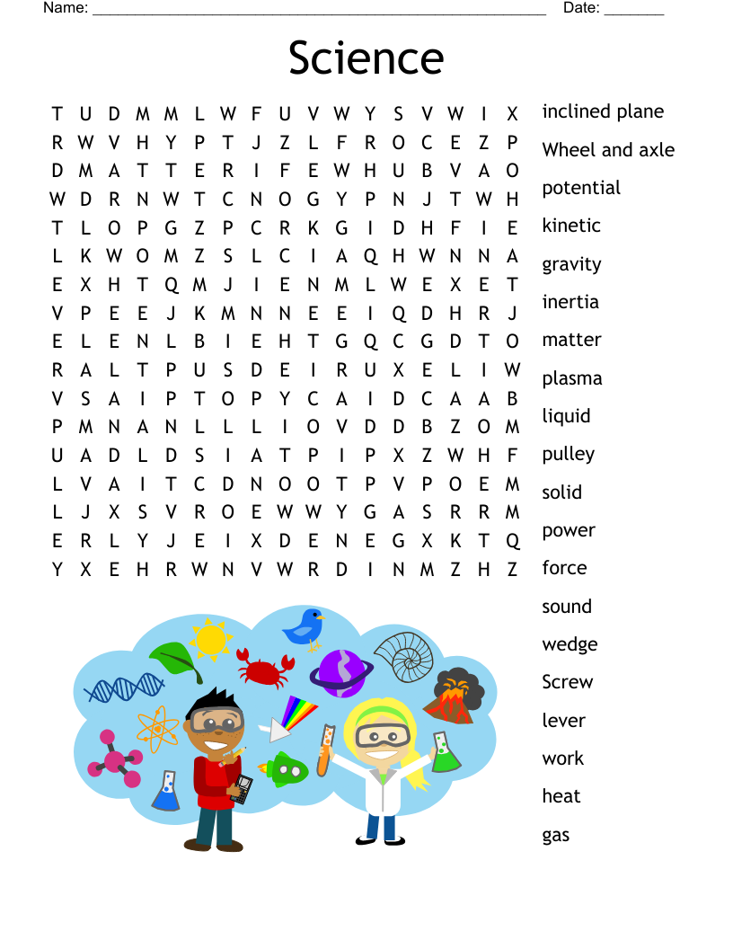 Science Word Search WordMint Free Science Word Search Printable Games For Kids Crazy Laura