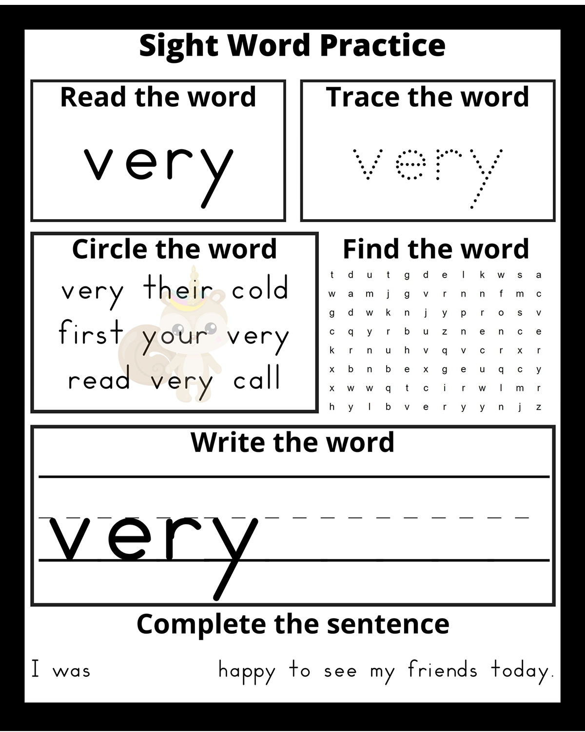 Second Grade Dolch Sight Words Practice Extreme Couponing Mom
