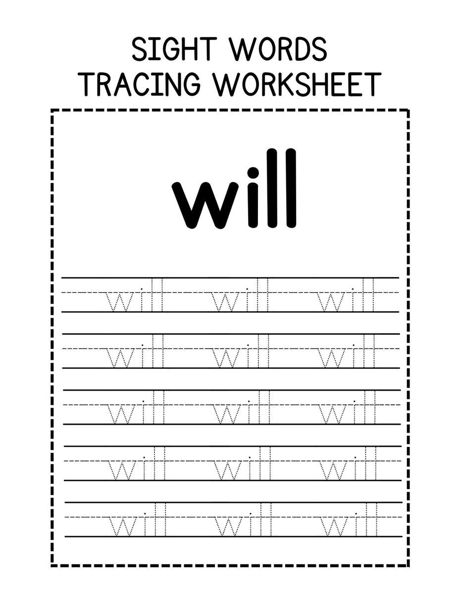 Sight Word Tracing Worksheet Ireadlibrary Sight Word Tracing Worksheet Ireadlibrary