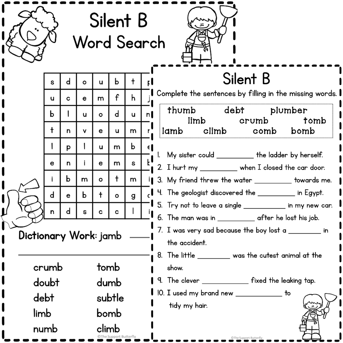 Silent Letter Worksheet Bundle Made By Teachers