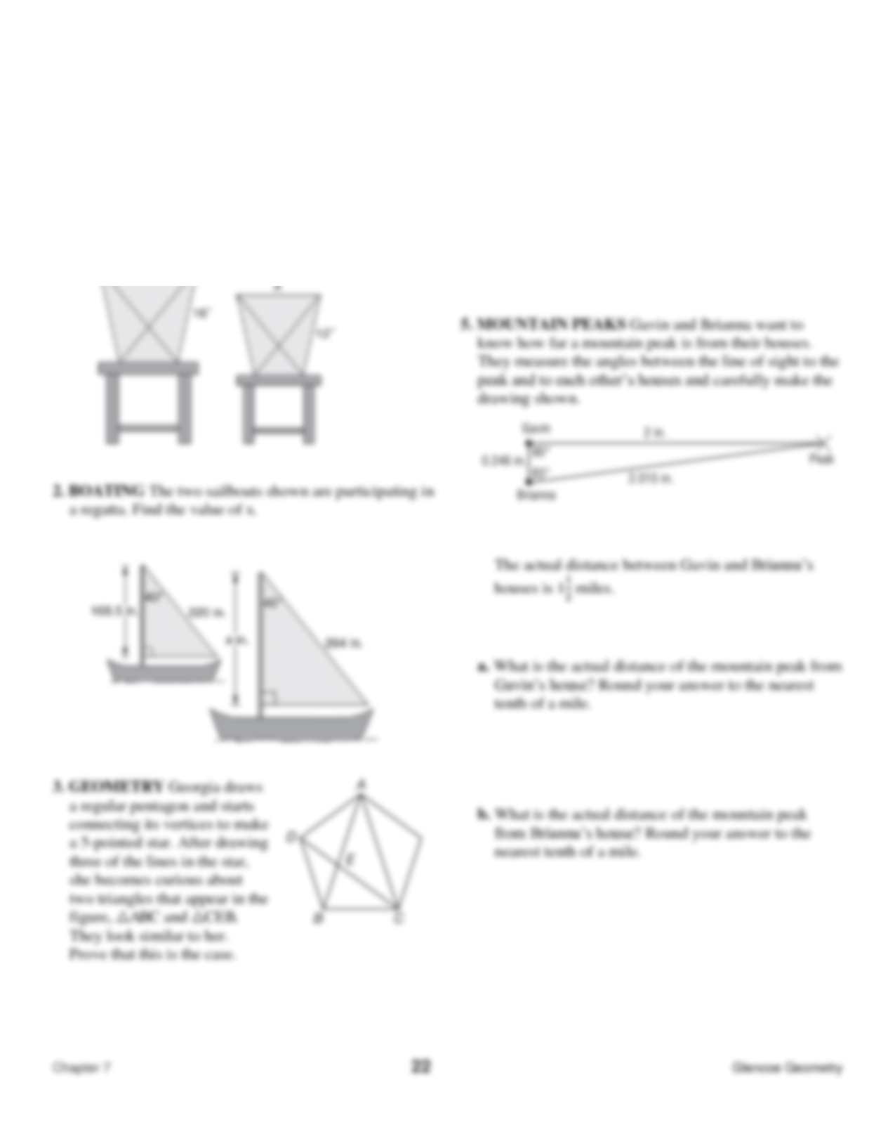 Worksheet 4 5 Word Problems Involving Similar Triangles Worksheet Worksheets Library