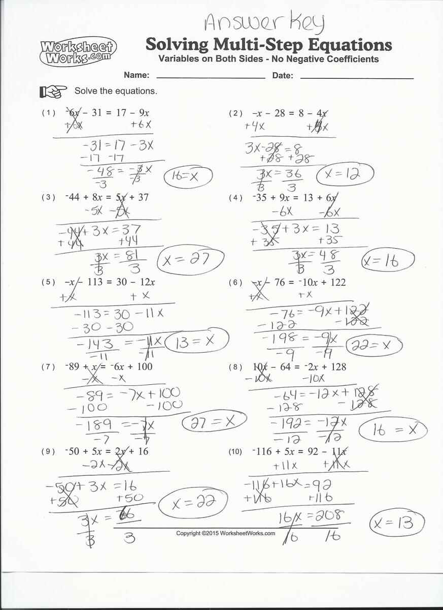 Solving Equations Practice NCUJHS 7TH GRADE CMP MATH Solving Equations Practice NCUJHS 7TH GRADE CMP MATH