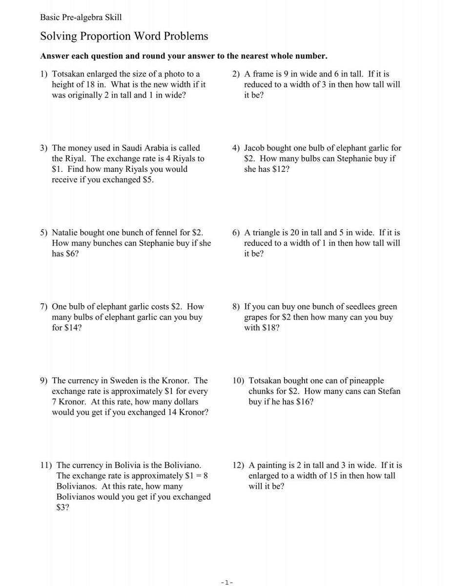Factory And Worker Proportion Problems Worksheet Fun And Engaging 7th Grade IM 1 And Algebra I Worksheet Cazoom Math