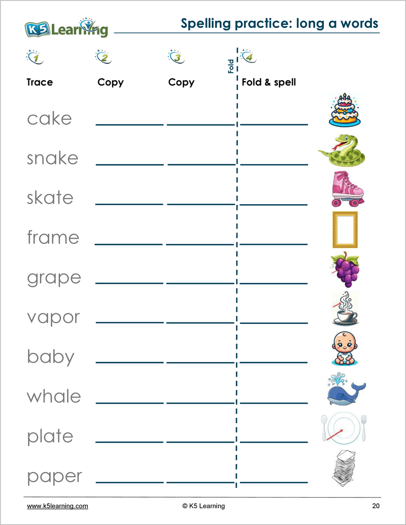 Spelling Workbook For Grade 1 K5 Bookstore Spelling Workbook For Grade 1 K5 Bookstore