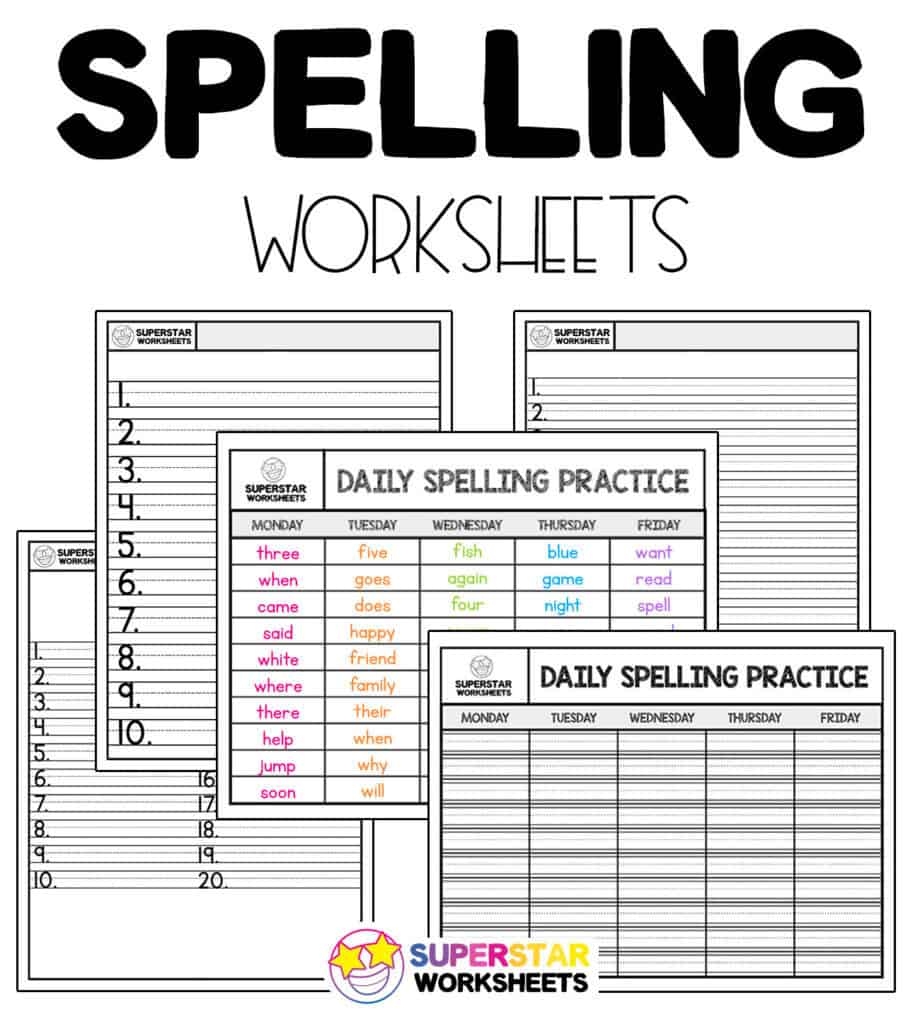 Spelling Worksheets Superstar Worksheets Spelling Worksheets Superstar Worksheets