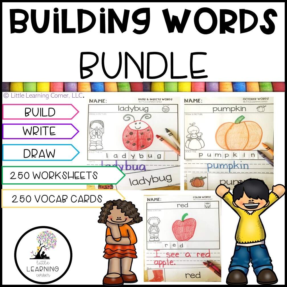 The Best Kindergarten Vocabulary Worksheets And Activities Little Learning Corner The Best Kindergarten Vocabulary Worksheets And Activities Little Learning Corner